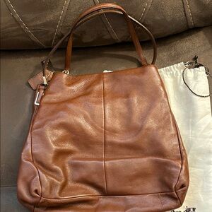 Coach Leather 3-way opening shoulder bag